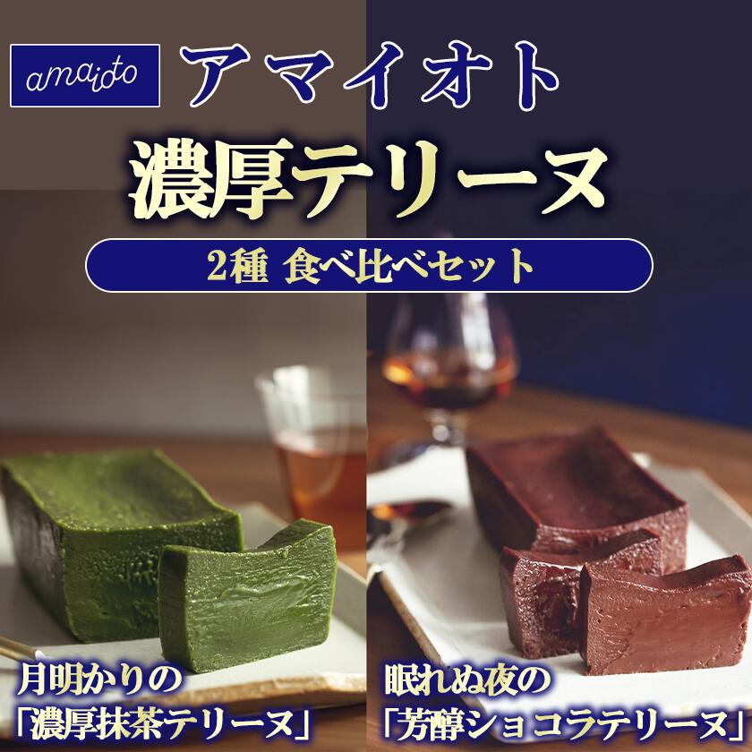 【ふるさと納税】アマイオトのテリーヌ2種セット（ショコラテリーヌ、抹茶テリーヌ） | テリーヌ ショコラ 抹茶 スイーツ お菓子 チョコレート ギフト プレゼント お歳暮 お中元 デザート お取り寄せ 茨城県 つくば市