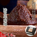 【ふるさと納税】 赤五年味噌 1.2 ~ 1.6kg (400g×3袋 / 800g×2袋) 味噌 みそ 赤みそ 赤味噌 味噌汁 塩分約12.5％ 辛口味噌 国産 和食 発酵食品 冷蔵 京都府 大阪屋こうじ店