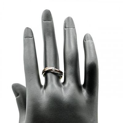 ふるさと納税 笛吹市 K18/PT　スリーカラーダイヤリング0.10CT　R3983DI-C #9 |  | 03