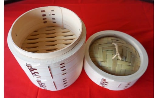 
            萬力屋の桧曲輪中華セイロ（18cm）2段1組＜136-021＞
          