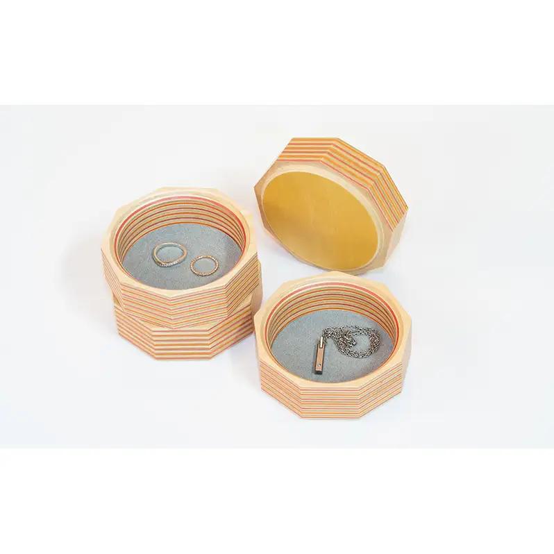 木製 小物入れ レッドオレンジ tower pg ウッドデザイン賞受賞 ペーパーウッド アクセサリートレイ おしゃれ かわいい アクセサリー ケース 収納 トレイ トレー 入れ物 雑貨 日用品 北海道