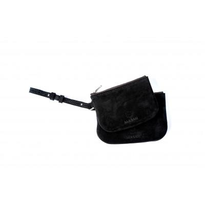 ふるさと納税 豊岡市 豊岡財布 Round feel Pouch MESP12 ブラック