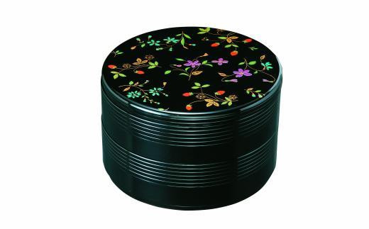 
                  重箱 二段おにぎり重 花の小道 お重 紀州漆器【YG9】
                