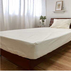 『キング』綿100％ブロード　BOXシーツ　キナリ　PUBX-K