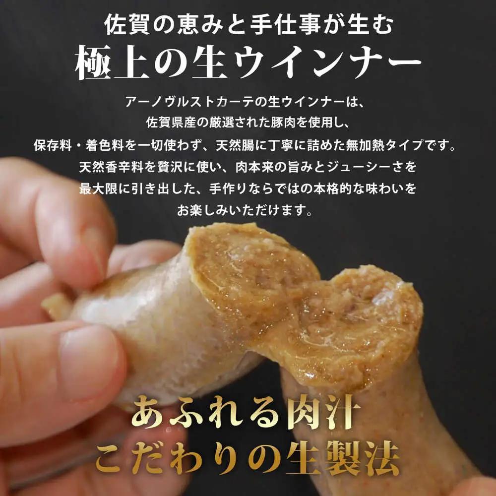生トン【パセリ味】豚生ウインナー 計10本（各40g×5本×2P） / ソーセージ ウインナー BBQ / 佐賀県 / 山代ガス株式会社 旬菜舎さと山[41AABM048]