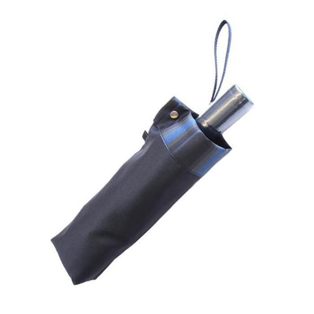 槙田商店【紳士折りたたみ傘】Tie Plain×Stripe 濃紺