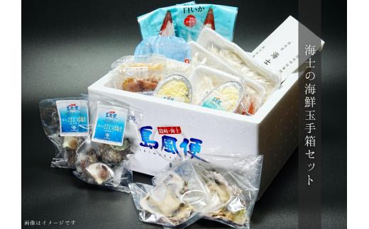【海士の海鮮玉手箱セット】詰め合わせ 岩牡蠣 白いか さざえ 刺身 惣菜