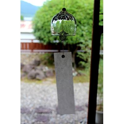 ふるさと納税 南国市 ガラス風鈴「海つ音」(丸型)
