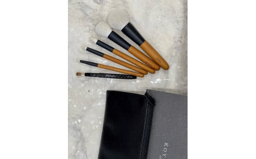 熊野化粧筆　Yoshiki6本セット　リップ付き