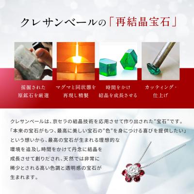 ふるさと納税 京都市 【京セラ】クレサンベール〈ルビー・天然ダイヤモンド〉ネックレス【カジュアル/プラチナ/7月誕生石】 |  | 03