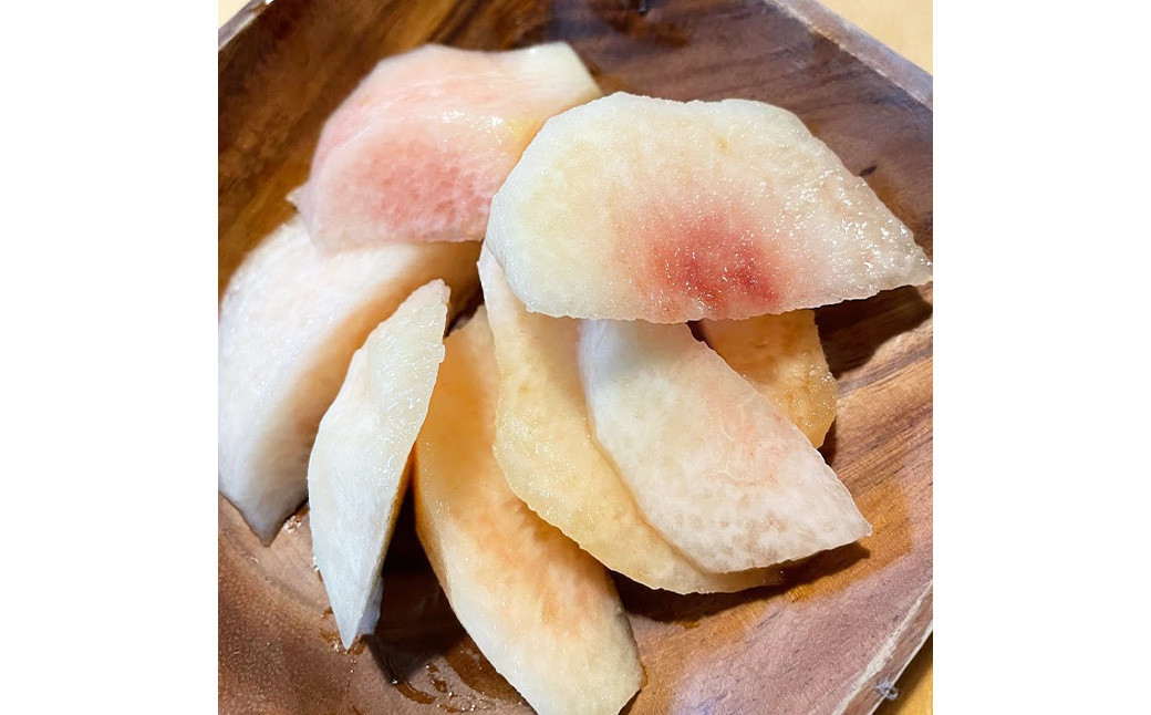 【先行予約】 とろける果肉とたっぷり果汁の岡山の白桃・おかやま夢白桃 2kg箱（約5個～9個）