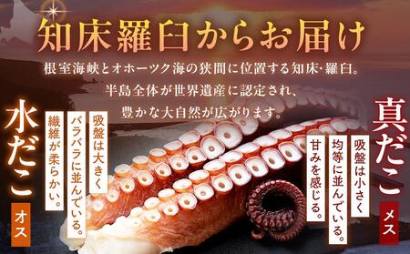 知床羅臼産冷凍煮だこ(2本)2.5kg 生産者 支援 応援
