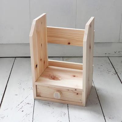 ふるさと納税 高知市 【ひのき香る工作キット】ミニブックスタンド【AT008】