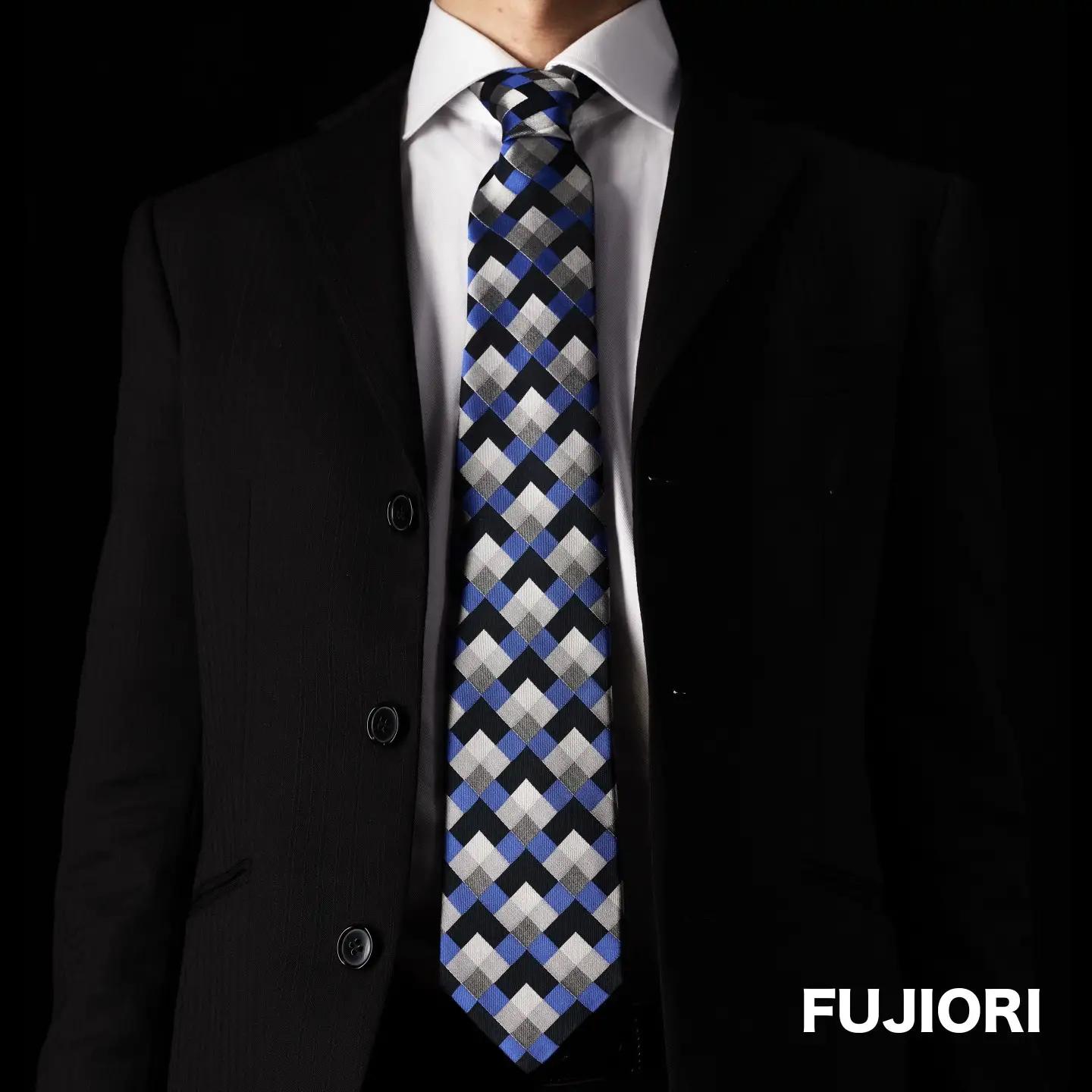 TSURUIKI　甲州織物ネクタイ【FUJIORI】【リード】｜ネクタイ 甲州織物  甲斐絹 郡内織 甲州織 シルク  ファッション   シルクネクタイ 