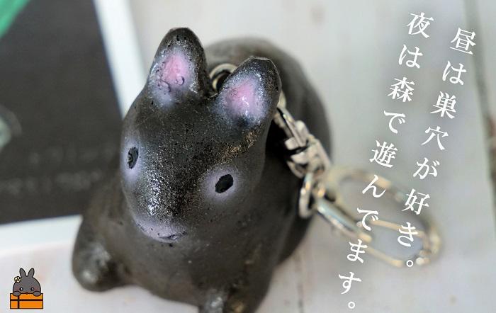 「これからもずっと一緒だよ」アマミノクロウサギオリジナルキーホルダー(キーホルダー アマミノクロウサギ 徳之島)