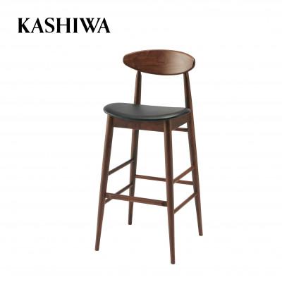 ふるさと納税 高山市 【KASHIWA】カウンターチェア　飛騨の家具　ウォールナット材 AM040