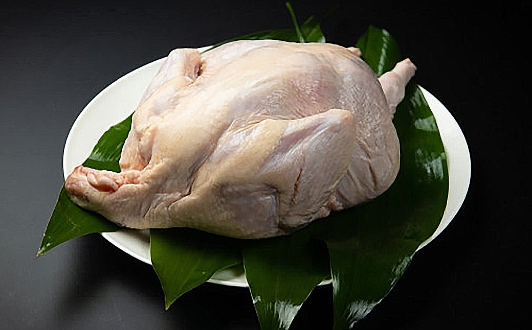 大山町産ハーブチキン丸鶏(中抜き１羽 約1.8～2.5ｋｇ)
