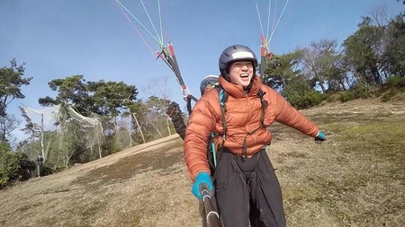 パラグライダー 体験 タンデムフライトコース
