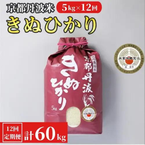 【12回定期便】きぬひかり 5kg 定期便 精米 白米