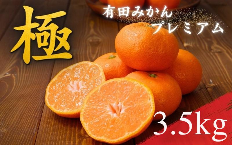 
            ＼光センサー選別／極 有田みかんプレミアム 約3.5kg【光センサー 高糖度選別品】2S～Lサイズ 有機質肥料100% ※2025年11月下旬頃～2026年1月上旬頃に順次発送予定 ※北海道・沖縄・離島への配送不可 /　みかん 和歌山県 柑橘 みかん 甘い 蜜柑 フルーツ 果物 くだもの 産地直送 【nuk168】 
          