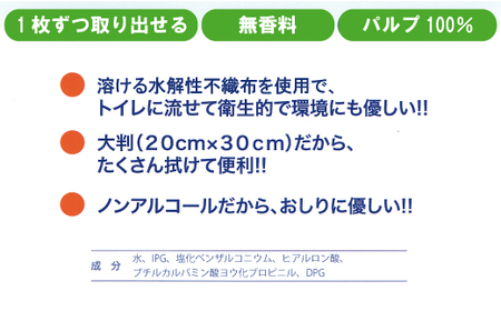 JOYU大判厚手トイレに流せるおしりふき