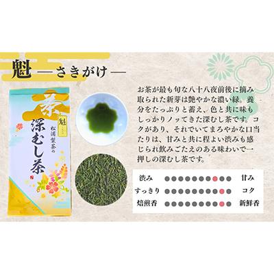 ふるさと納税 森町 農林水産大臣賞受賞工場・松浦製茶人気深むし茶3点セット【森町SF】 |  | 01