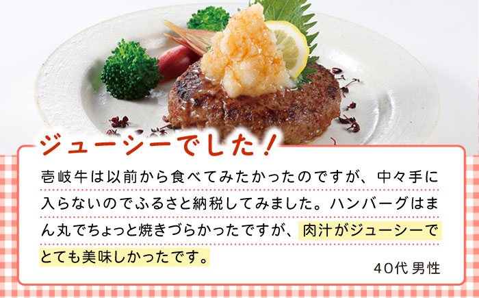 【全2回定期便】壱岐牛 ゴールドハンバーグ 150g×6個≪壱岐市≫【壱岐牧場】ハンバーグ 牛 牛肉 和牛 100% 小分け 冷凍配送 ギフト 贈答 プレゼント 34000 34000円 [JBV02