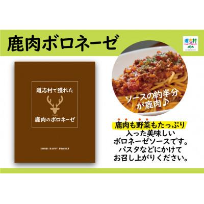 ふるさと納税 道志村 道志村で獲れた鹿肉のボロネーゼ　120g×2セット