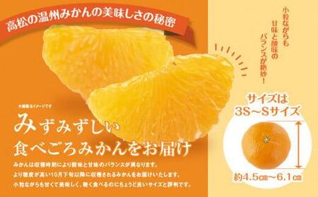 瀬戸内温州みかん　小粒サイズ　約2.5kg【10月中旬～1月下旬配送予定】