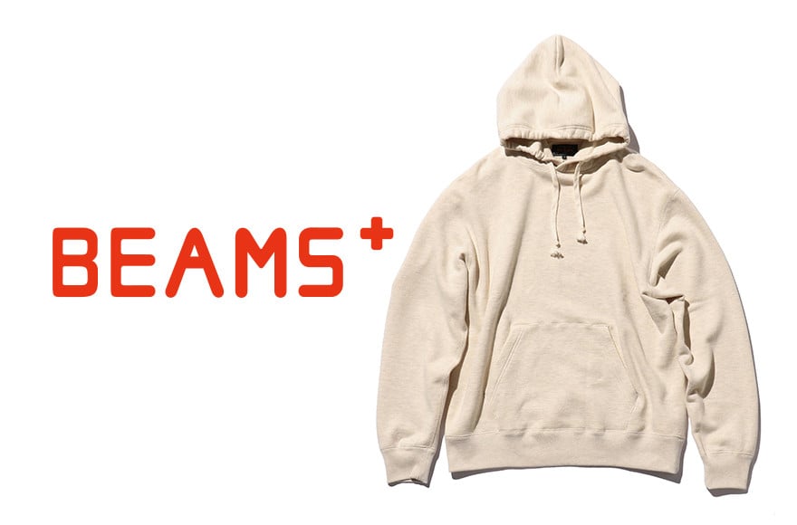 
            【BEAMS PLUS】 スウェットプルオーバー フーディ　オートミール　（選べるサイズS〜XL／選べるカラー全４色）
          