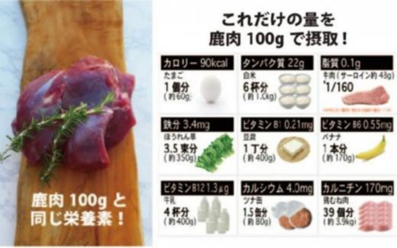 【予約受付】天然芭蕉鹿 特上赤身ロース肉300g【sris0002】