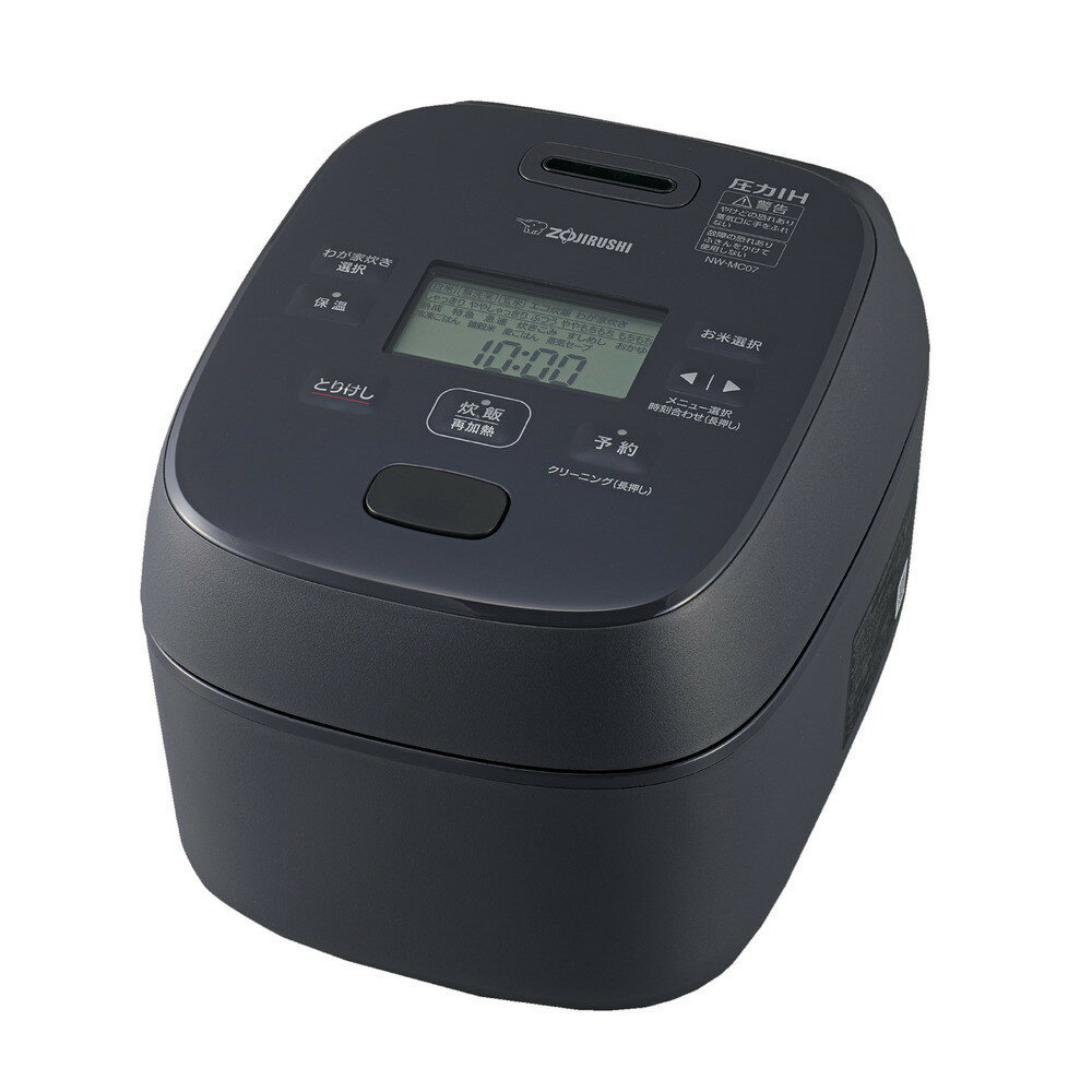 【ふるさと納税】象印 圧力IH炊飯ジャー ( 炊飯器 ) 「 極め炊き 」( 4合炊き ) NWMC07-BZ スレートブラック | 炊飯器 家電 象印炊飯器 炊飯ジャー キッチン家電 圧力 IH 4合炊き 人気 おすすめ 炊飯器 送料無料