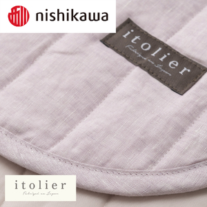 【nishikawa/西川】 itorie(イトリエ)綿麻敷パッド　シングルサイズ／ピンク【P388U】