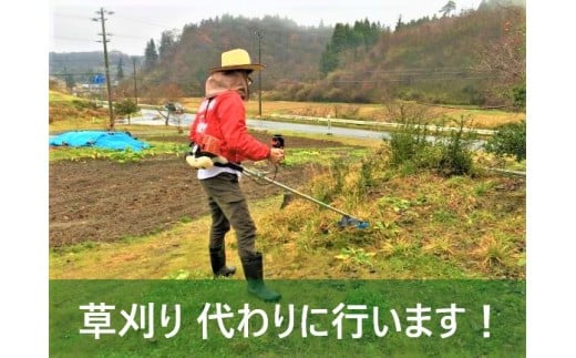 
空家や空き地の草刈　100坪程度
