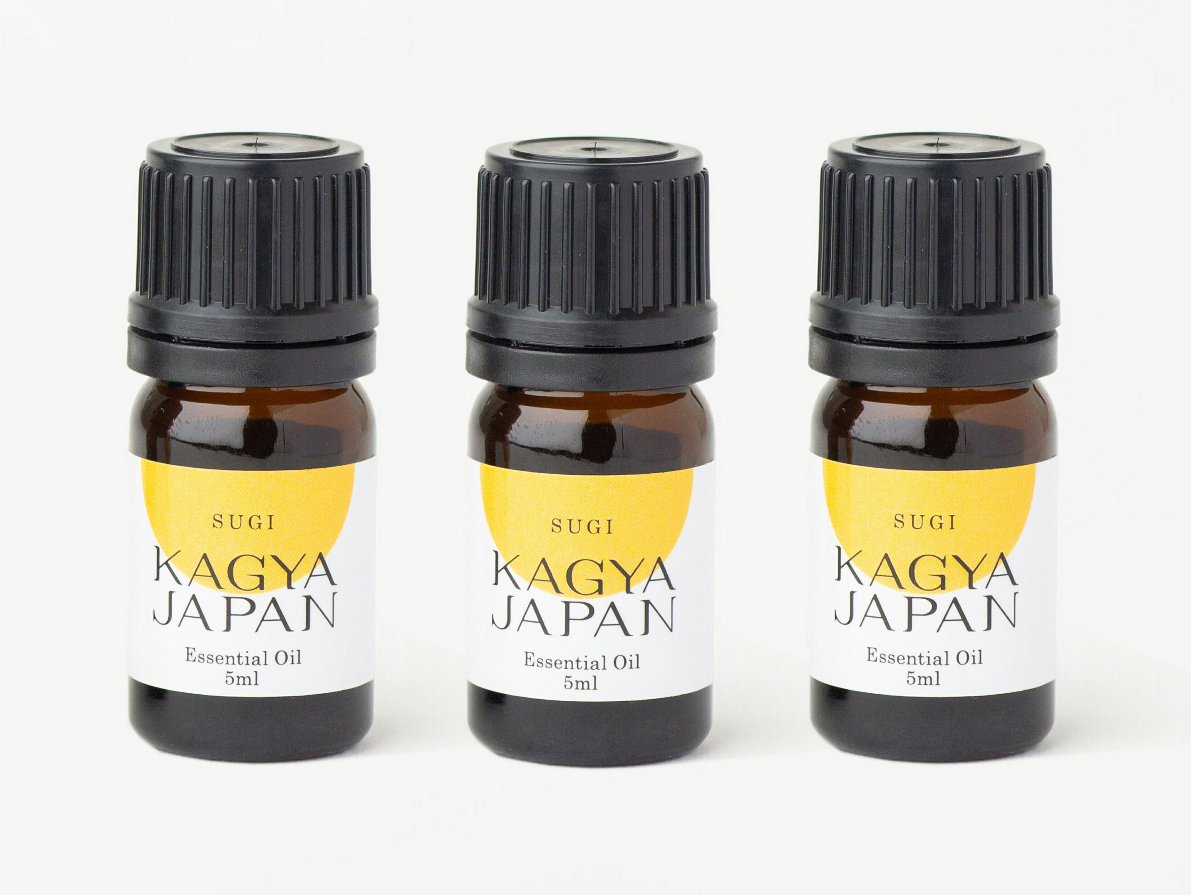 【ふるさと納税】KAGYA JAPAN　エッセンシャルオイル【SUGI】（5ml×3本セット） | ふるさと納税 ふるさと 静岡県 川根本町 国内産 杉 エッセンシャルオイル 送料無料