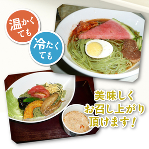 栄養満点のガルギールを練りこんだ生麺 8食分 ルッコラの原種 ロケットサラダ うどん[AT002]　