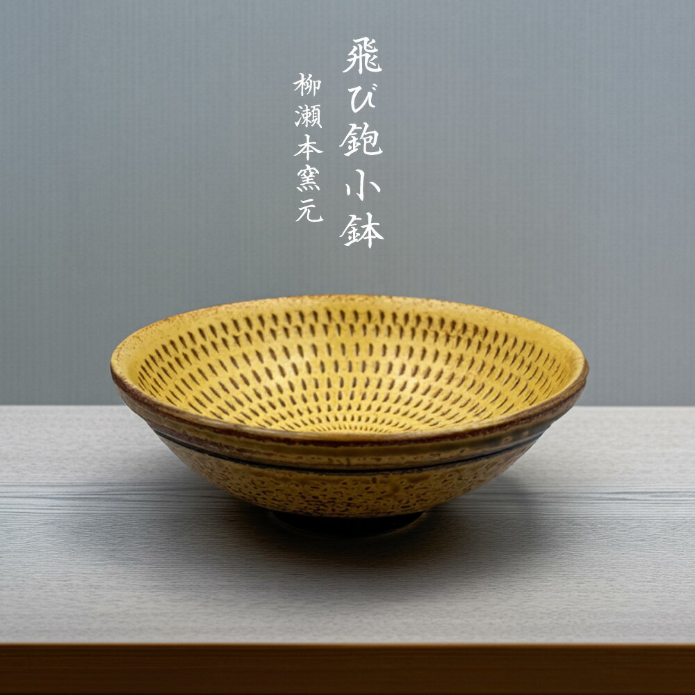 【ふるさと納税】飛び鉋 小鉢【柳瀬本窯元】