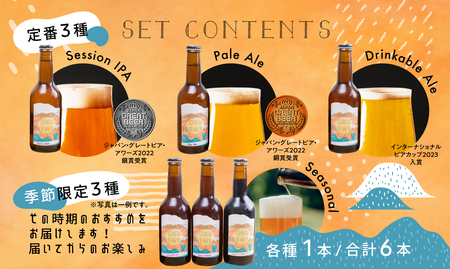 ヒダノオクブルワリー クラフトビール飲み比べ6本セット クラフトビール