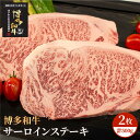 【ふるさと納税】博多和牛 牛肉 A5 A4 サーロイン ステーキ 2枚（計500g）＜株式会社チクゼンヤ＞那珂川市 牛肉 肉 黒毛和牛 ブランド牛 国産 BBQ バーベキュー [GCF004]27000 27000円