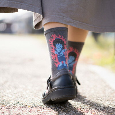 【ふるさと納税】仏下-ぶつした-お不動ソックスMサイズ・チャコールグレー【配送不可地域：離島】【1300812】