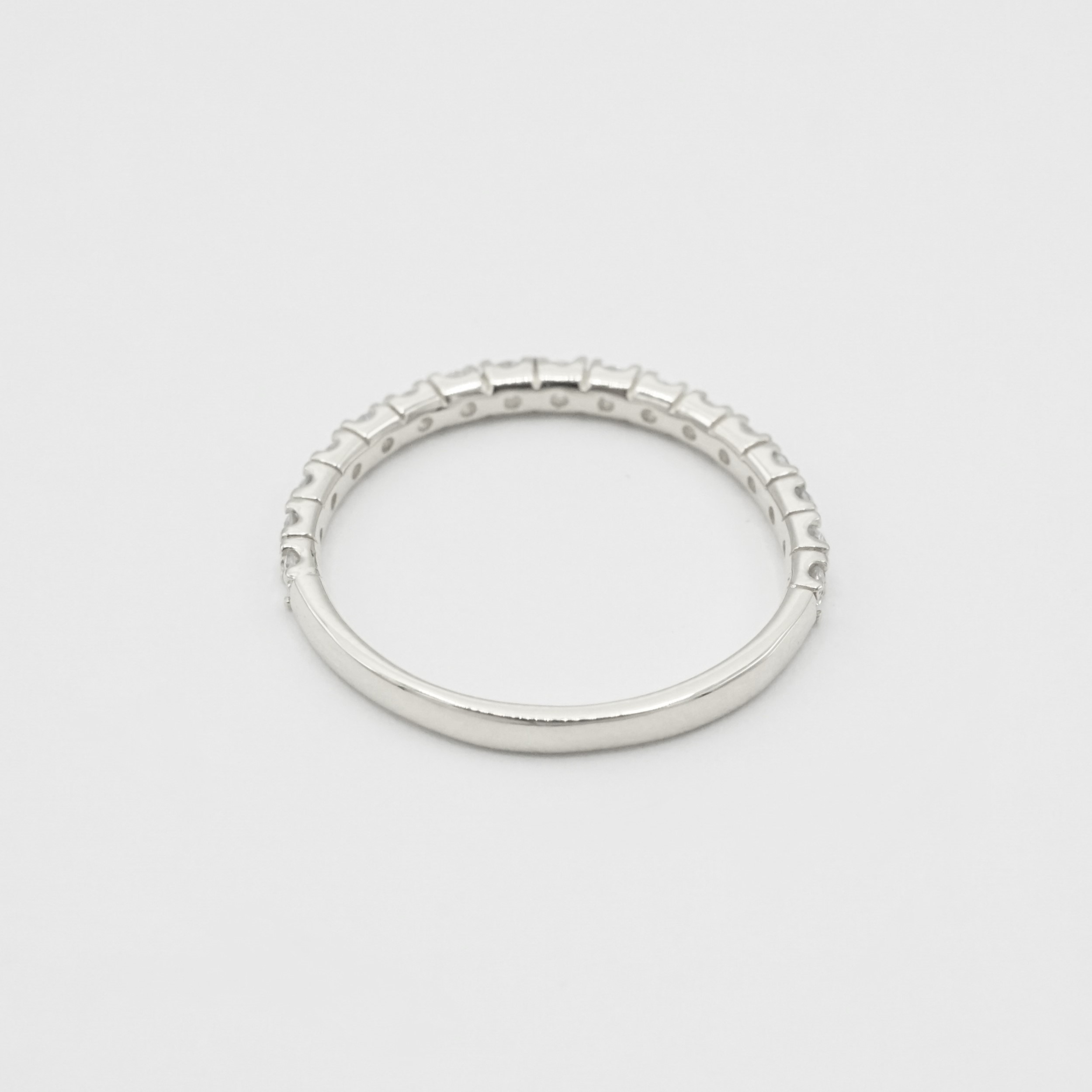 Pt900 0.30ct 6分エタニティリング　ラボグロウンダイヤモンド　LD0063A