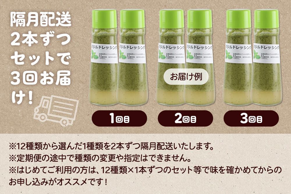 【定期便3回を隔月でお届け】自家製・群馬産野菜で手作りドレッシング 山わさび ドレッシング 単品 200ml×2本 泙川食品 [どれっしんぐ ドレッシング やまわさび ヤマワサビ 山わさび 山ワサビ]