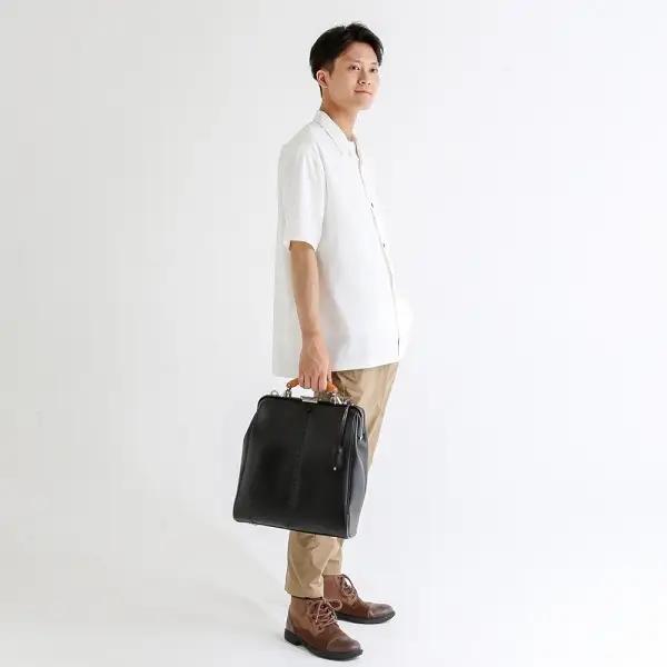 【高島屋選定品】豊岡鞄 YOUTA エルク 3way 縦ダレス (YK3ME) ブラック / 木和田正昭商店 ダレスリュック ダレスバッグ 縦型ショルダー 手持ち リュック A4ファイル対応 14イン
