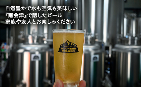 【３か月定期便】南会津マウンテンブルーイングクラフトビール350ml缶12本セット プレゼント ギフト お祝い 誕生日 美味しい ビール 飲み比べ