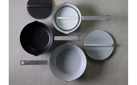 VERMICULAR YUKIHIRA 16cm ＆ドロップリッド＆専用ステンレスリッド（マットブラック）