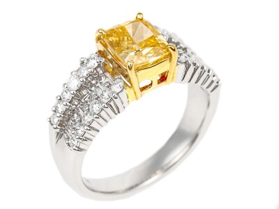 PT900/K18 ダイヤモンドリング　AR0101YD-C