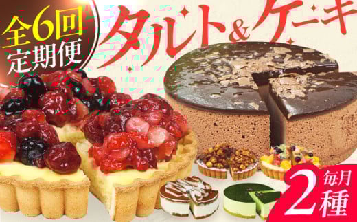 【全6回定期便】スイーツ定期便 12種のケーキ・タルト　広川町/イートウェル株式会社 [AFAK034]