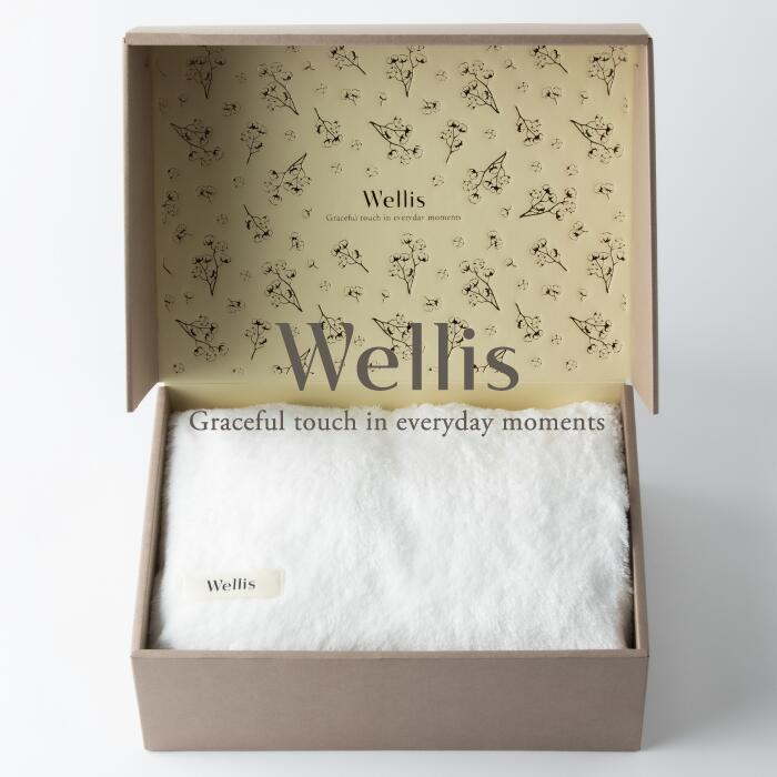【ふるさと納税】Wellis【極上の肌心地】ブランケット1枚　ギフトセット （009_5046）