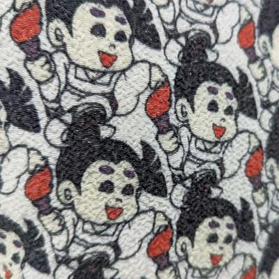 ふるさと納税 与謝野町 丹後ちりめんポーチ 【京都国体マスコットキャラクター 未来くん】 たてつなぎ |  | 03