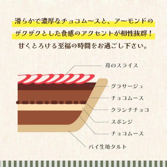 生チョコムースのタルトケーキ  [SAA002] ケーキ